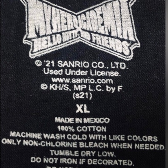 My Hero Academia x Hello Kitty and Friends T-Shirt XL - Picture 4 of 5